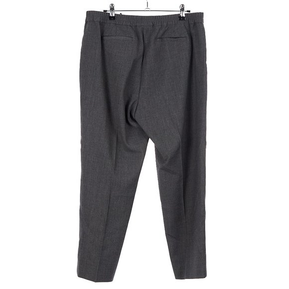 J Jill Gray Cropped Pants With Tie Size Medium - Picture 6 of 8
